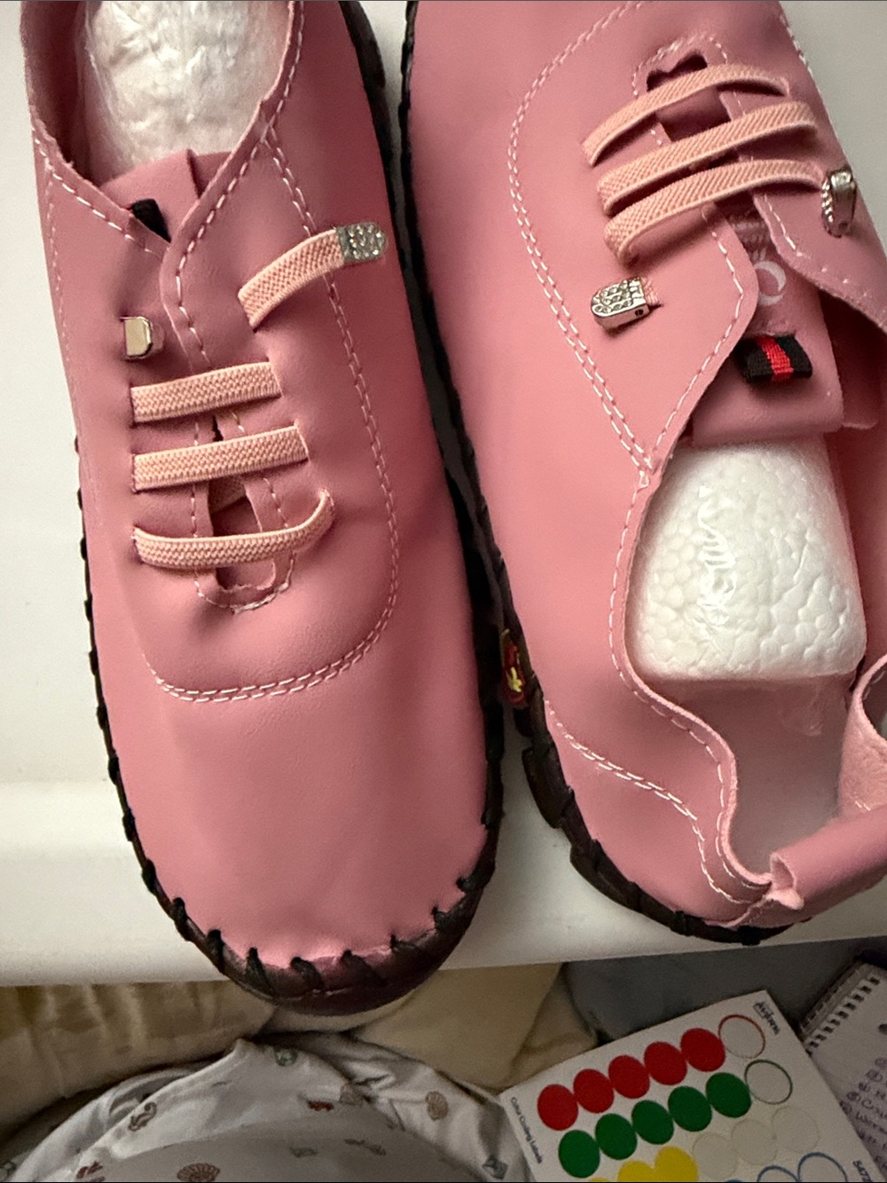 Women’s Pink Slip-On Casual Shoes